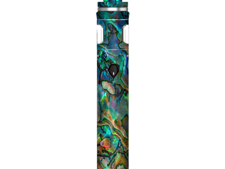 Abalone Shell Swirl Neon Green Opalescent Smok Nord AIO 19 Skin For Cheap