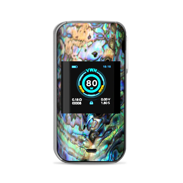 Abalone Swirl Shell Design Blue Vaporesso Luxe Nano Kit Skin Online now