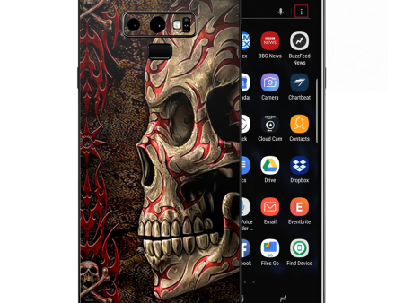 Wicked Evil Tribal Skull Tattoo Samsung Galaxy Note 9 Skin Hot on Sale