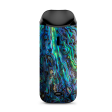 Abalone Shell Green Swirl Blue Gold Vaporesso Nexus AIO Kit Skin Fashion