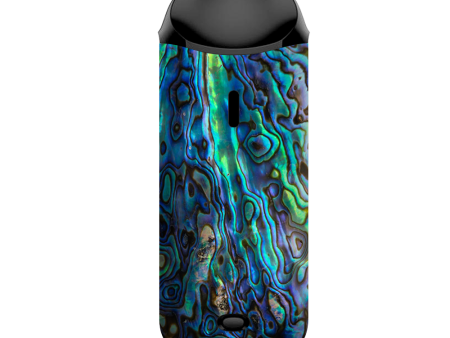 Abalone Shell Green Swirl Blue Gold Vaporesso Nexus AIO Kit Skin Fashion