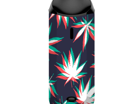 3D Holographic Week Pot Leaf Vaporesso Nexus AIO Kit Skin For Sale