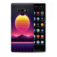 80S Techno Sunset Samsung Galaxy Note 9 Skin Sale