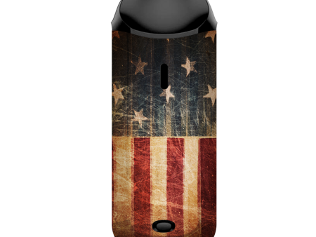 Vintage American Flag Distressed Red White Blue Vaporesso Nexus AIO Kit Skin Discount