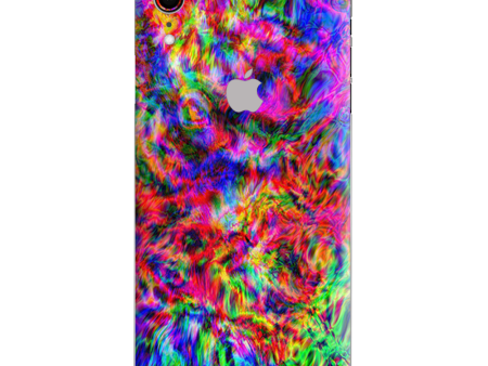 Tye Dye Fibers Felt Tie Die Colorful Apple iPhone XR Skin Cheap