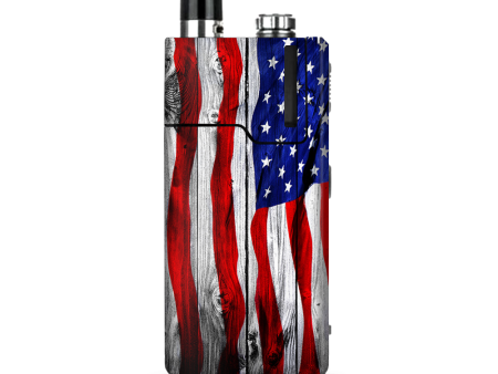 American Flag On Wood Lost Orion Q Skin Fashion