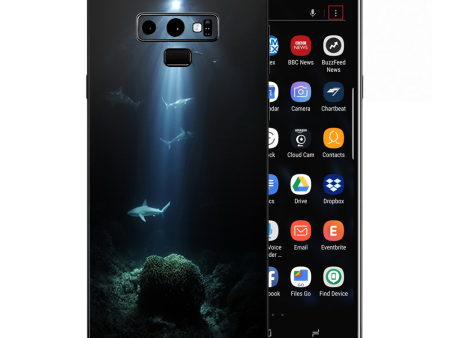 Under The Sea Sharks Samsung Galaxy Note 9 Skin Hot on Sale