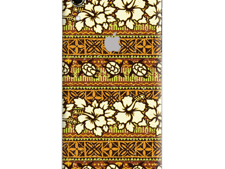 Hawaiian Hisbiscus Turtle Pattern Apple iPhone XR Skin For Discount