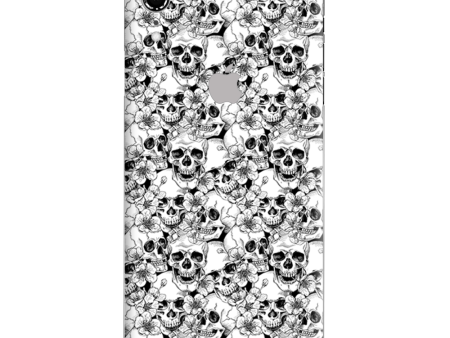 Black N White Skulls Apple iPhone XR Skin Online