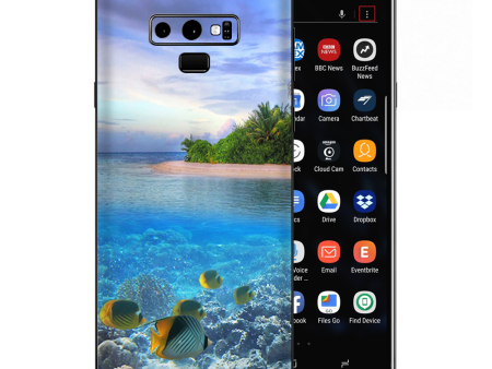 Underwater Snorkel Tropical Fish Island Samsung Galaxy Note 9 Skin Online now