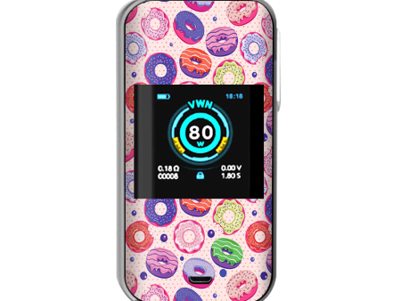 Yummy Donuts Doughnuts Pink Vaporesso Luxe Nano Kit Skin For Discount