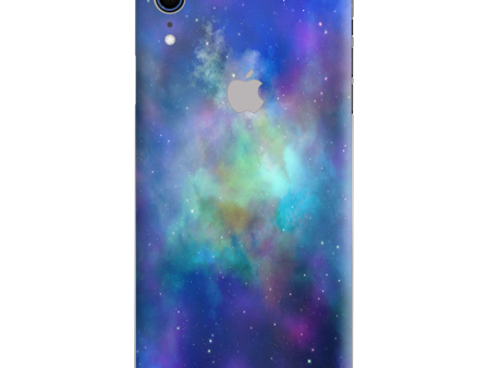 Lavender Blue Purple Galaxy Apple iPhone XR Skin Sale