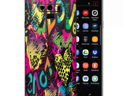 80 S Love Pop Art Neon Samsung Galaxy Note 9 Skin Supply