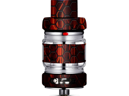 Abstract Red Metal Freemax Mesh Pro Tank Skin Online Sale