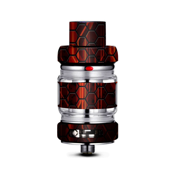 Abstract Red Metal Freemax Mesh Pro Tank Skin Online Sale