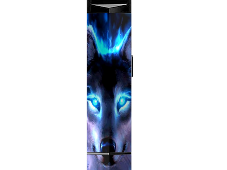 Wolf Glowing Eyes Fire Suorin Edge Pod System Skin For Sale