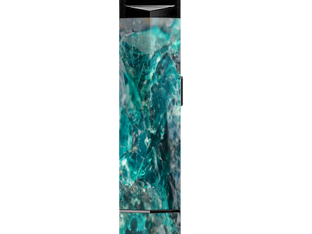 Chrysocolla Hydrated Copper Glass Teal Blue Suorin Edge Pod System Skin Online now