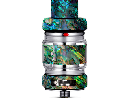 Abalone Shell Swirl Neon Green Opalescent Freemax Mesh Pro Tank Skin Online Sale