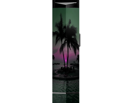 Sunset Tropical Paradise Poolside Suorin Edge Pod System Skin Cheap