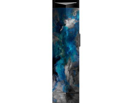 Blue Grey Painted Clouds Watercolor Suorin Edge Pod System Skin Online Hot Sale