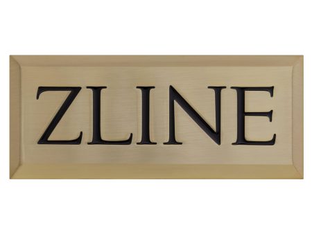 ZLINE Autograph Edition Badge Sample in Champagne Bronze For Discount