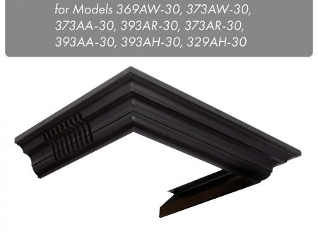 ZLINE Vented Crown Molding Profile 6 For Wall Mount Range Hood (CM6V-300A) Cheap