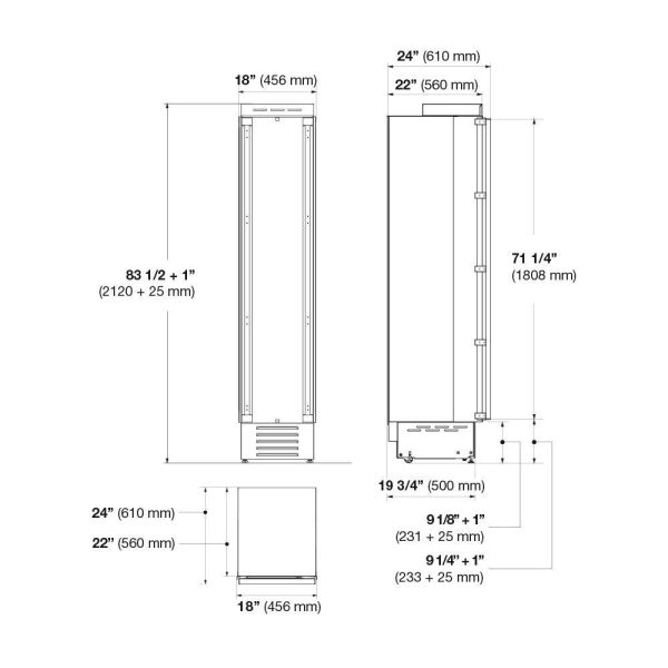 18  BUILT-IN FREEZER COLUMN Online